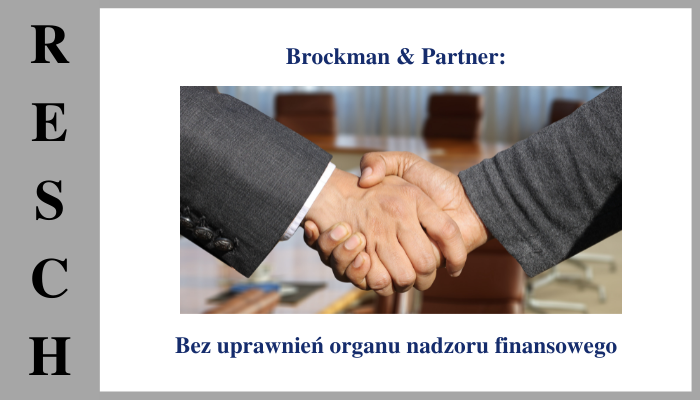 Brockman & Partner: Inwestorzy zostali oszukani