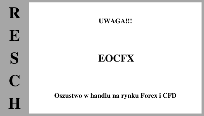 EOCFX: Portal jest klonem legalnej brytyjskiej platformy fxcm.com