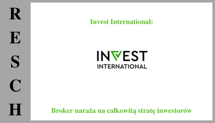 Invest International: podejrzany broker online