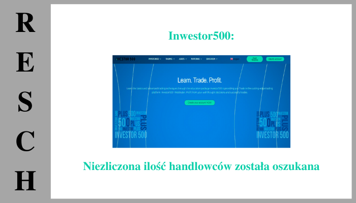 Inwestor500: Oszukano traderów rynku Forex z wielu krajów