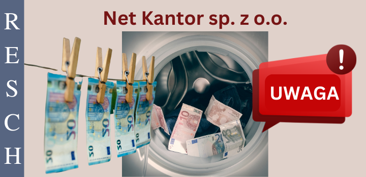 Net Kantor Sp. z o.o. - pranie brudnych pieniędzy na platformach inwestycyjnych